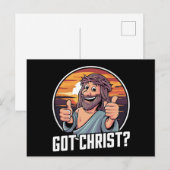 Heb Buddy een Christus Kerstmis Jezus Religieus Feestdagenkaart (Voorkant / Achterkant)