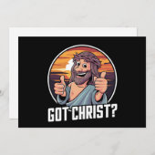 Heb Buddy een Christus Kerstmis Jezus Religieus Feestdagenkaart (Voorkant / Achterkant)