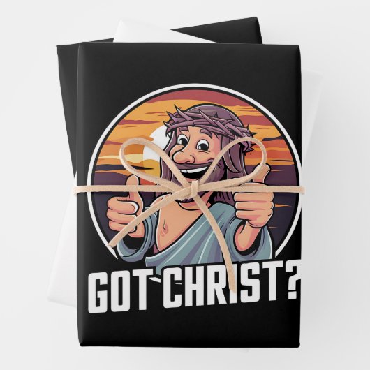 Heb Buddy een Christus Kerstmis Jezus Religieus Inpakpapier Vel (In situ)