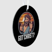 Heb Buddy een Christus Kerstmis Jezus Religieus Ornament (voorkant)