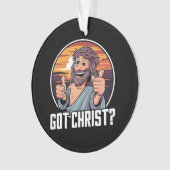 Heb Buddy een Christus Kerstmis Jezus Religieus Ornament (voorkant)