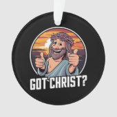 Heb Buddy een Christus Kerstmis Jezus Religieus Ornament (voorkant)