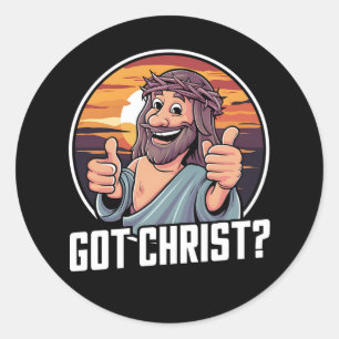 Heb Buddy een Christus Kerstmis Jezus Religieus Ronde Sticker