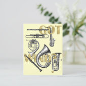 Heb cadeautjes van Wind Funny Wind Instrument Briefkaart (Staand voorkant)