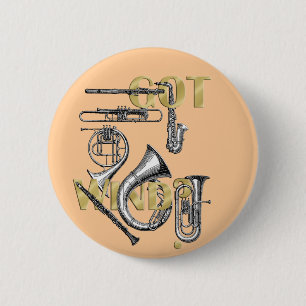 Heb cadeautjes van Wind Funny Wind Instrument Ronde Button 5,7 Cm