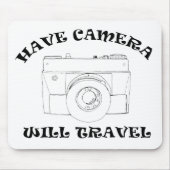 Heb Camera - Mousepad zal reizen Muismat (Voorkant)