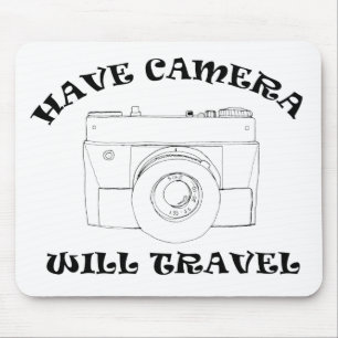 Heb Camera - Mousepad zal reizen Muismat