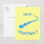 Heb Control Frisbee Briefkaart (Voorkant / Achterkant)