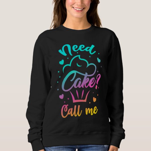 Heb Cupcake Bel Me - Grappige Cupcake Maker Bakken Trui (Voorkant)