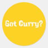 Heb Curry Gifts Ronde Sticker (Voorkant)