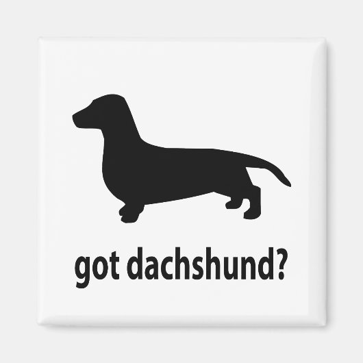 Heb Dachshund Magneet (Voorkant)