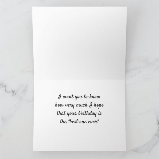 **HEB DE BESTE BIRTHDAAG OOIT** ZEGT POP KAART (Binnen)