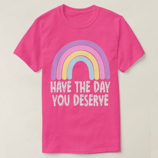 Heb de dag waarop u de regenboogbeweging van het G T-shirt (Design voorkant)