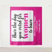 Heb de dag waarvoor vrouwen hebben gestemd wandkleed (Voorkant)