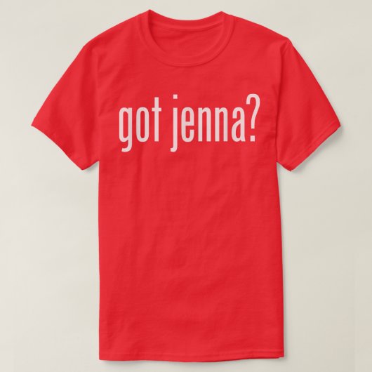 Heb de Familie van de Naam van Jenna _ Funny T-shirt (Design voorkant)