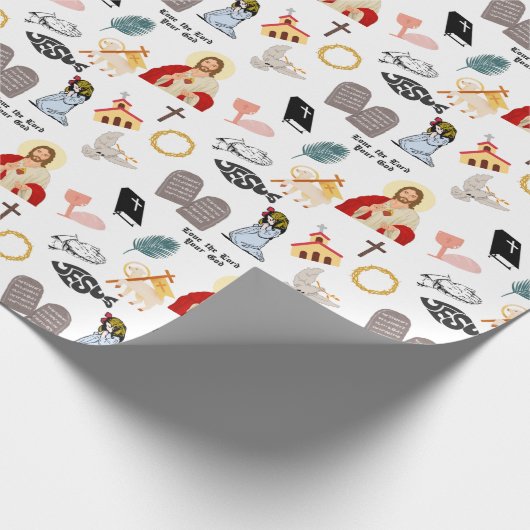 Heb de Here, uw God, lief, bid, geloof Inspirerend Cadeaupapier (Hoek)