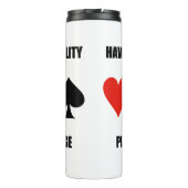 Heb de Intellectuele Dubbele Brug van het Spel van Thermosbeker (Achterkant)