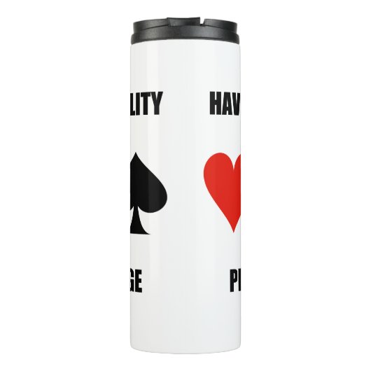 Heb de Intellectuele Dubbele Brug van het Spel van Thermosbeker (Achterkant)