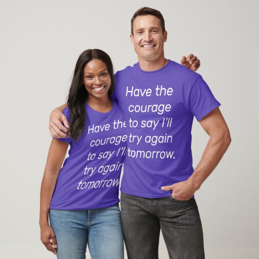 Heb De Moed Basic Donkere T-Shirt (Unisex)