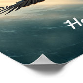 Heb de moed om alleen te vliegen | poster (Hoek)