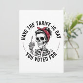 Heb de Tarrafic Dag Gestemd Voor Anti Trump Kaart (Staand voorkant)