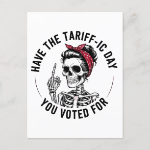 Heb de Tarrafic Dag Waarvoor Je Gestemd Hebt Anti  Uitnodiging Briefkaart