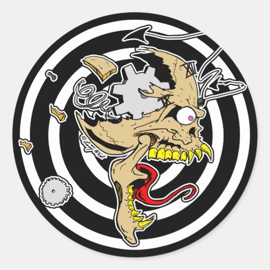 Heb de tijd ronde sticker (Voorkant)