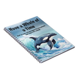 "Heb de tijd van je leven" Pivotal Idiom met Orka Notitieboek