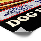 Heb die hond in me grappige combo 4th van juli Vin Poster (Hoek)