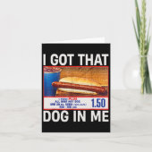 Heb die hond in me grappige hotdogs combo 4th van  kaart (Voorkant)