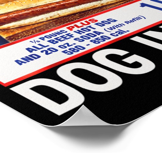 Heb die hond in me grappige hotdogs combo 4th van  poster (Hoek)