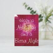 Heb een aangename Briefkaart Verticale Sjabloon (Staand voorkant)