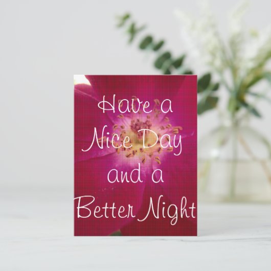 Heb een aangename Briefkaart Verticale Sjabloon (Staand voorkant)