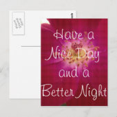 Heb een aangename Briefkaart Verticale Sjabloon (Voorkant / Achterkant)