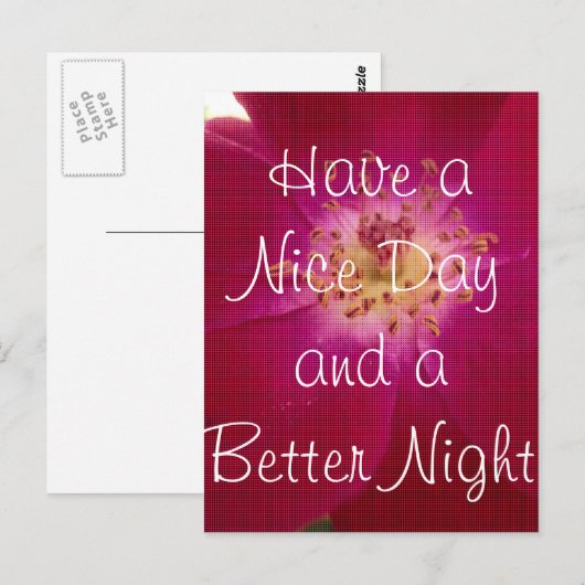 Heb een aangename Briefkaart Verticale Sjabloon (Voorkant / Achterkant)