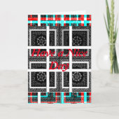 Heb een aangename Wenskaart Verticale Sjabloon (Voorkant)