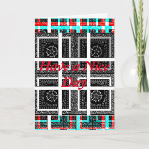 Heb een aangename Wenskaart Verticale Sjabloon