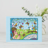 Heb een afspeelbare beeldweergave_flatkaart 7"x5" (Staand voorkant)