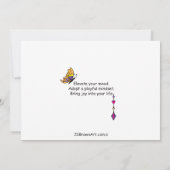 Heb een afspeelbare beeldweergave_flatkaart 7"x5" (Achterkant)