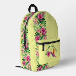Heb een Aloha-dag Bedrukte Rugzak