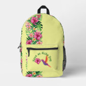 Heb een Aloha-dag Bedrukte Rugzak (Voorkant)