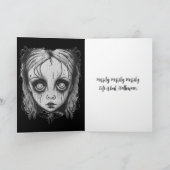 Heb een angstaanjagend Geweldige Halloween Kaart (Binnen)