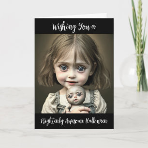 Heb een angstaanjagend Geweldige Halloween Kaart