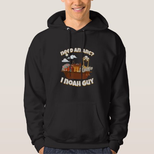 Heb een ark nodig, ik ben Noah Guy, grappige Bijbe Hoodie (Voorkant)