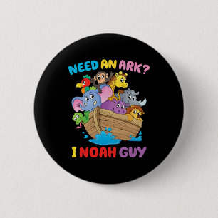 Heb een ark nodig ik Noach kerel peuter kids chris Ronde Button 5,7 Cm