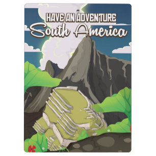 Heb een avontuur zuid amerika poster klembord