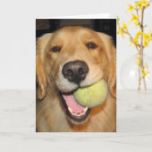 Heb een Bal! Kaart (Gele Bloem)