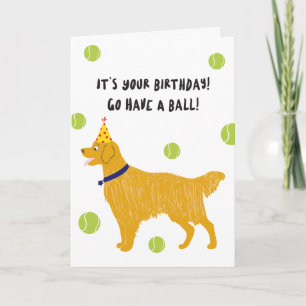 Heb een Ball Birthday Kaart