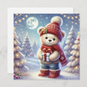 HEB EEN BEARY CHRISTMAS WENSKAART FEESTDAGENKAART (Voorkant / Achterkant)