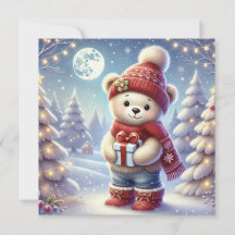 HEB EEN BEARY CHRISTMAS WENSKAART